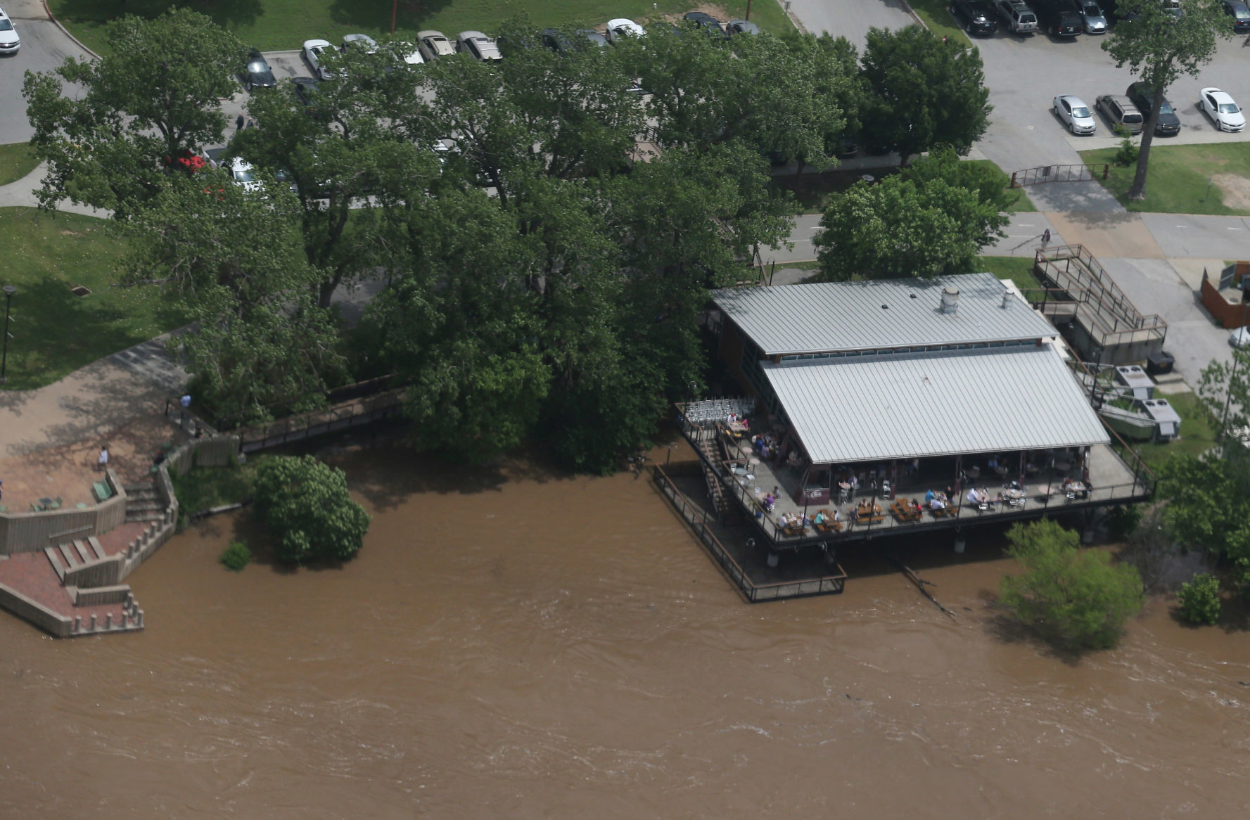 Flooding Aerial